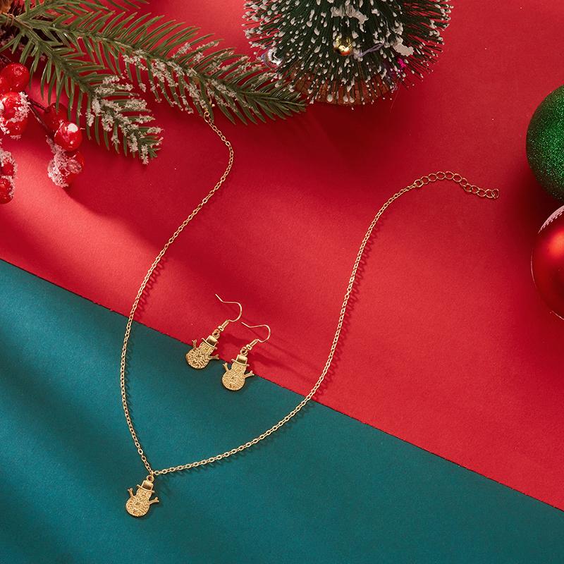 Christmas Bell Choker Necklace For Women Trendy Jingle Bell Xmas Pendant Clavicle Chain New Year Party Jewelry Gift