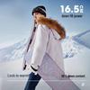 Qiusui Yiren Women's Fashion Big Fur Collar Parka Down Jacket