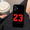 Basketball Number 23 Phone Case For Redmi Note 15 14 13 12 12S 11 11T 11S 10 9T 9 Pro Silicone Case Funda DIY Shell Capa Cover