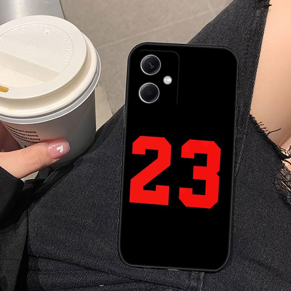 Basketball Number 23 Phone Case For Redmi Note 15 14 13 12 12S 11 11T 11S 10 9T 9 Pro Silicone Case Funda DIY Shell Capa Cover