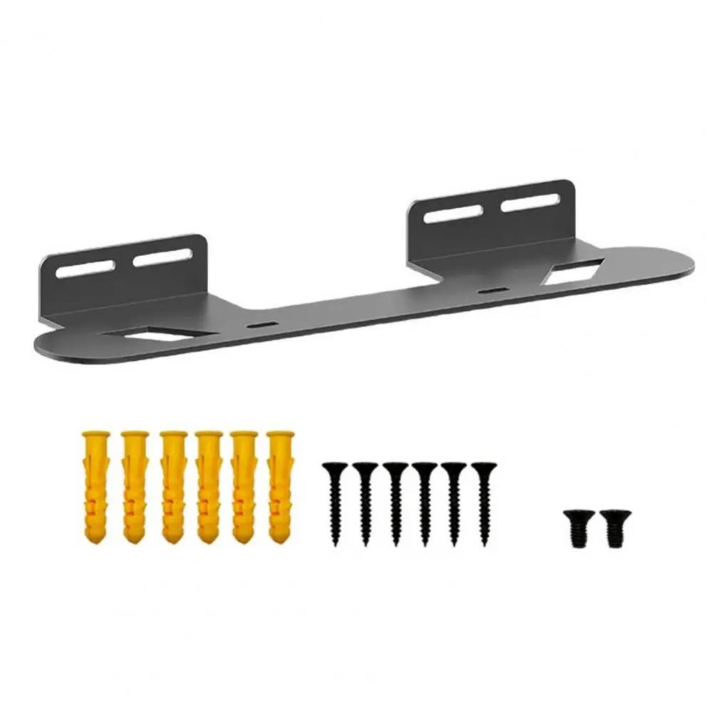 Thickened Wall Mount Bracket Carbon Steel Soundbar Wall Mount Fixing Storage Rack  Under TV Sound