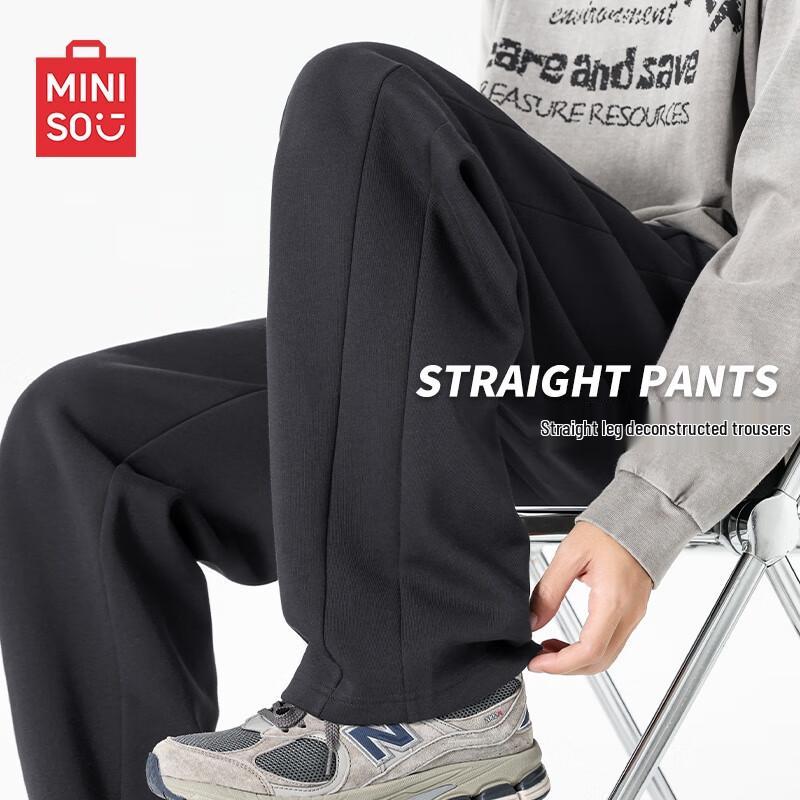 MINISO Herren Lässige Gerade Geschnittene Hose