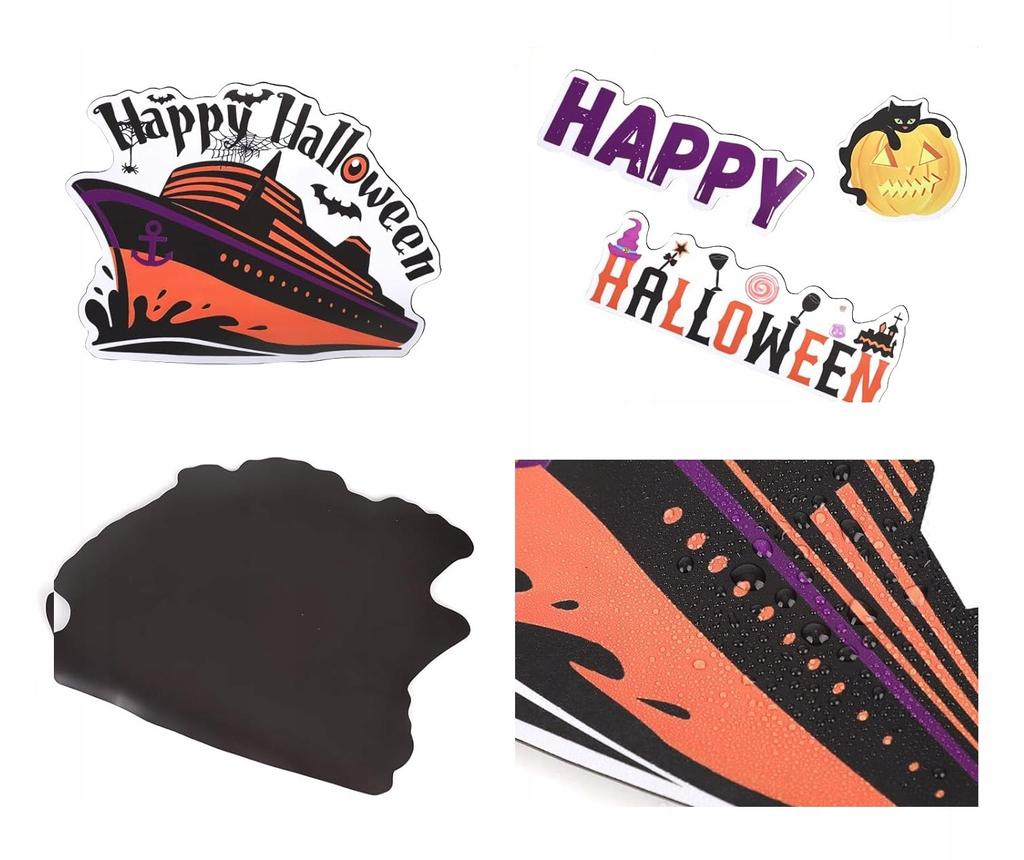 Magnesy halloween zestaw 27 sztuk na lodówkę ozdoby dekoracje