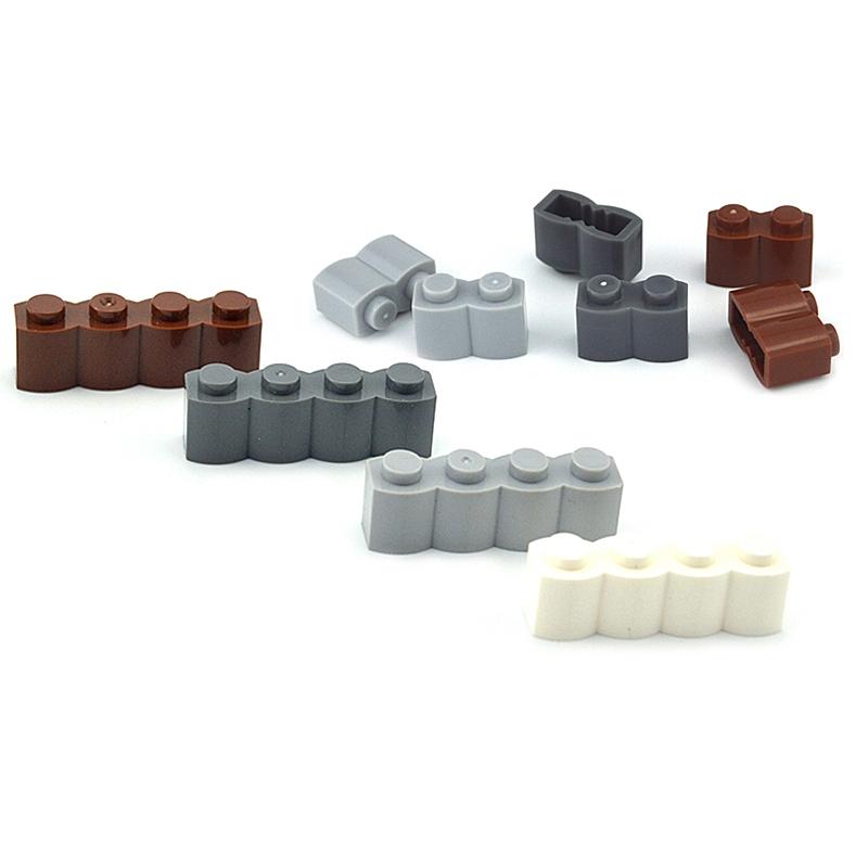 Briques de Construction DIY 1x2 Points Briques Ondulées Jouets Éducatifs Créatifs pour Enfants Compatibles Avec 30136