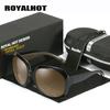 Royal Hot Women Men Big Oval Frame Resin Polarized Uv400 Sunglasses Eyewear Glasses