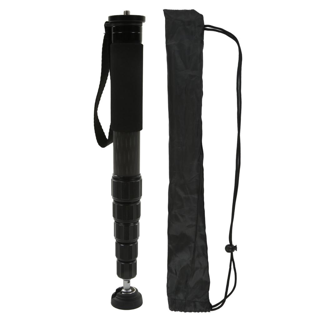 Camera Monopod Carbon Fiber 40mm  Diameter 6 Sections 167cm Maximum Height Phone Support Unipod for