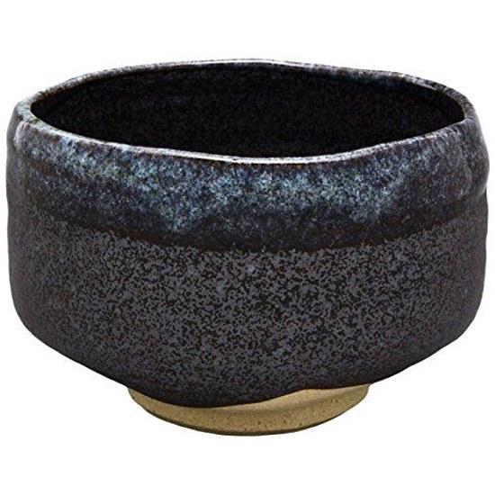 Mino ware matcha bowl black Karatsu made Japan 505-13