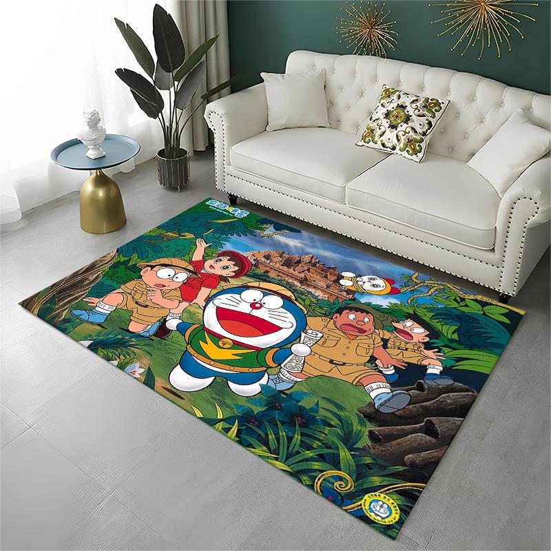 Cartoon D-Doraemon Dream Anime Carpet Rug for Playroom Bedroom Living Room Sofa Home Decor,kid Area Rug Non-slip Floor Mat
