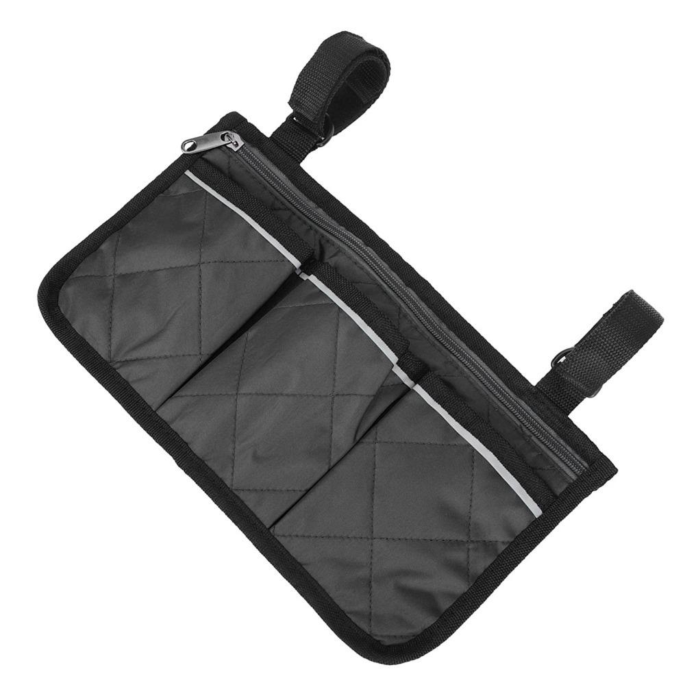 

Multiple Pockets Walker Hanging Pouch Armrest Storage Pouch Electric Scooter чорний