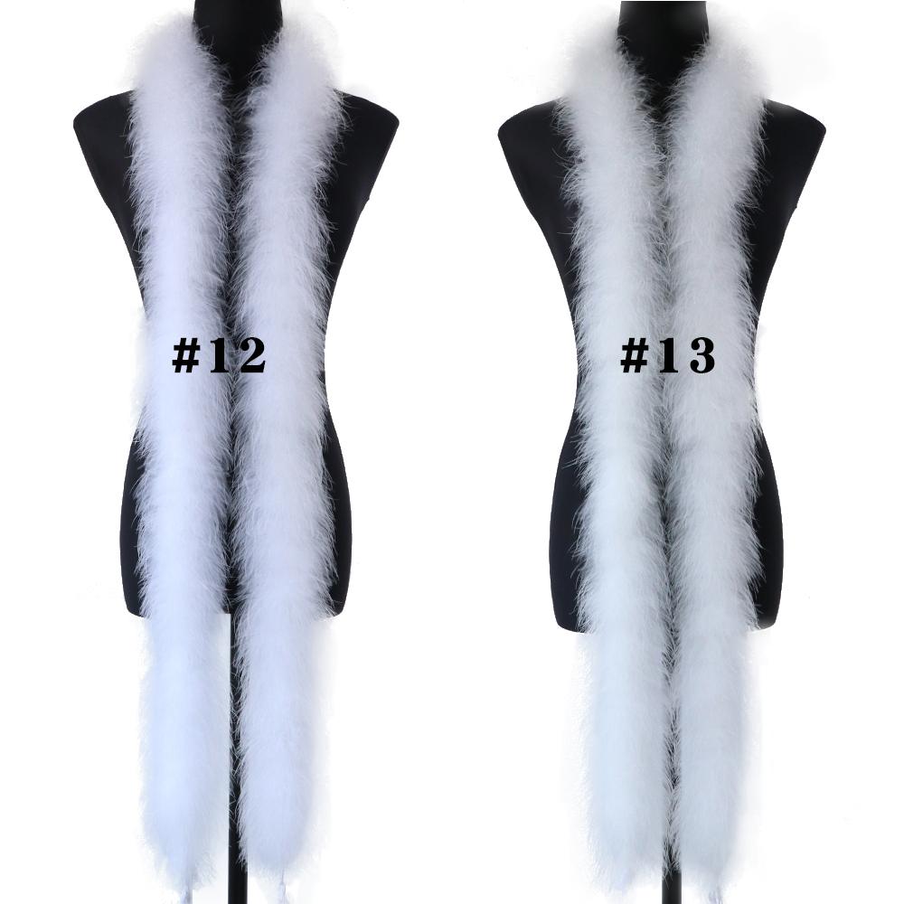 DIY Flauschige 22G Marabou Federboa 2 Meter für Schmuck Basteln Hochzeitsfeier Kleid Dekoration Bühnenrequisiten Truthahnfeder Schal