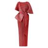 2025 Spring Middle East Elegant Women's Slim Pleated Two-Piece Evening Dress