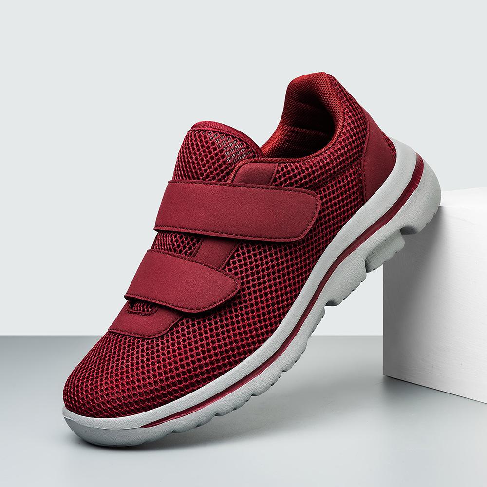 Widened Old Human Shoes Woman Diabetic Foot Swollen Shoe Breathable Mesh Thumb Valgus Puffy Fat Feet Mom Shoes