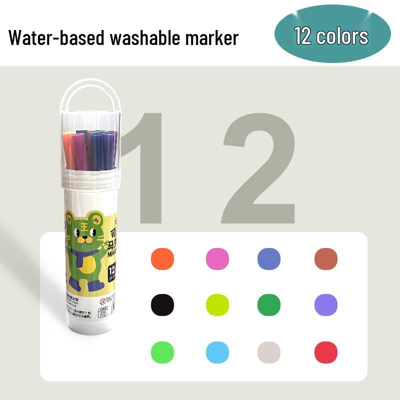 Washable Water-Based Acrylic Marker Pens for Students