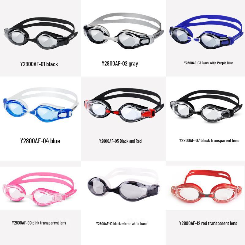 Yingfa Y2800AF Anti-Fog Waterproof Swimming Goggles for Men & Women - Large Frame & Comfortable Fit