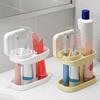 Large Capacity Toothbrush Holder Dustproof Mouthwash Cup Multifunctional Cup Storage Rack  Bathroom