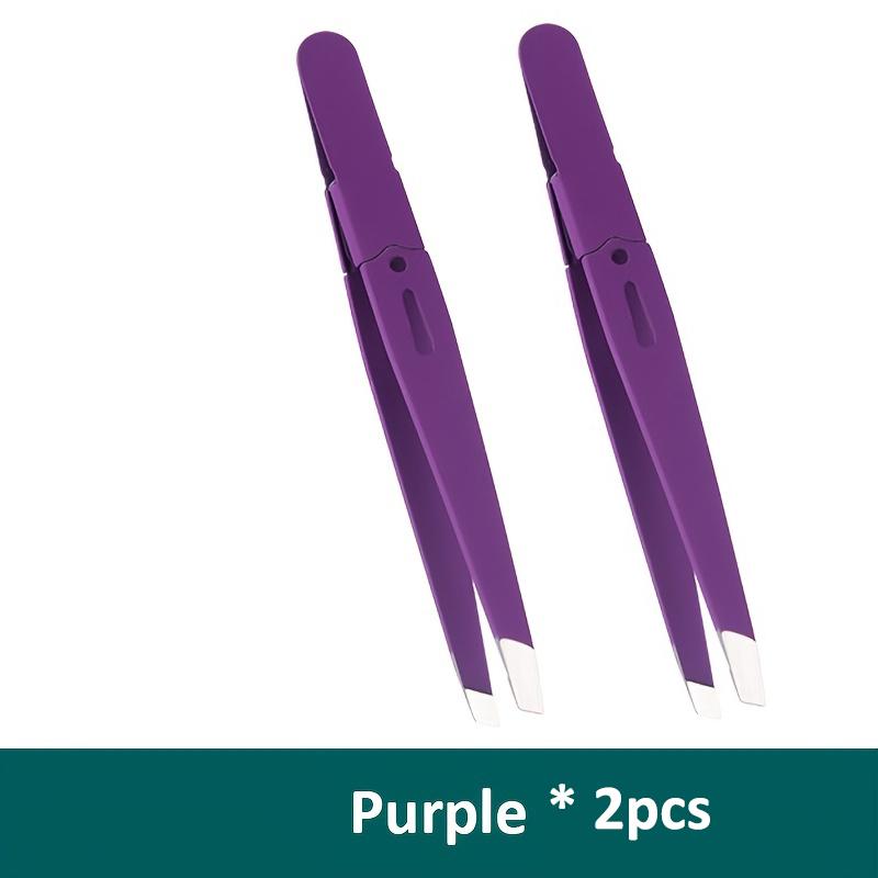 Augenbrauen-Pinzette, buntes Haar, Schönheit, feine Haare, Abzieher, Edelstahl, schräge Augenbrauen-Clips, zum Entfernen von Make-up-Werkzeugen