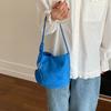 Suede New Matte Leather Bucket Fashionable and Simple Commuter Bag Shoulder Messenger Women's Bag