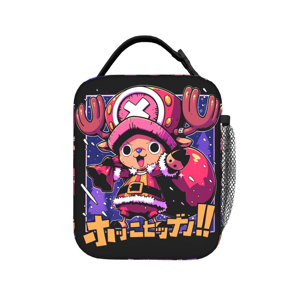 Tony Tony Chopper One Piece Insulated Lunch Bags Lunch Container Thermal Bag Lunch Box Tote School Travel Bento Pouch