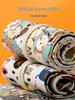 Large Capacity Canvas Roll-Up Pencil Case - 48 Holes for Colored & Sketch Pencils, Cute Design for Women & Students