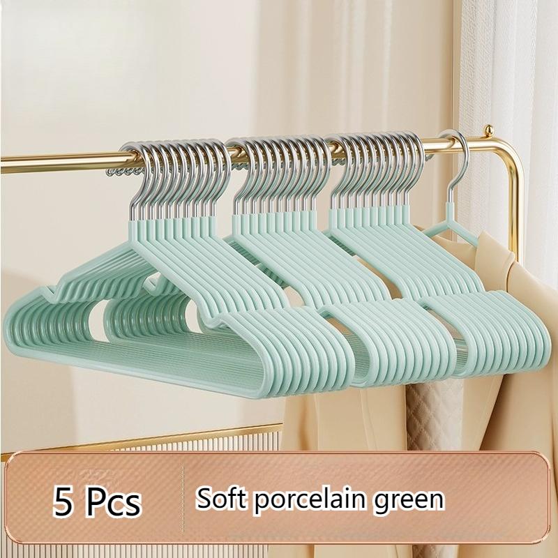 

5pcs Heavy Duty Metal Clothes Hangers with Anti-Slip Design | Curved Wardrobe Closet Storage Hooks for Shirts Durable 5