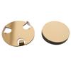 Mirror-like Gold Stainless Steel Coaster Set Round Drink Pad Kitchen Gadgets Mug Cushion  Tabletop