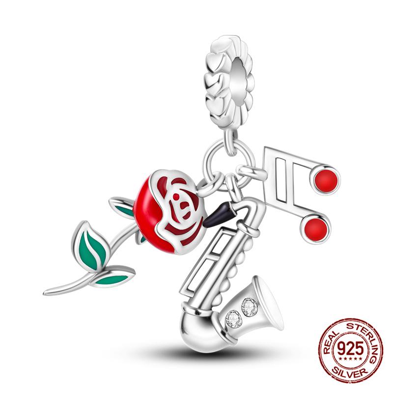 100 Copper Bluetooth Headset Charm Bead Charms Beaded Compatible With Authentic Bracelets Do It Yourself Jewellery Making Women Gifts