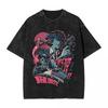 2026 Manga Cowboy Bebop Spike Spiege Grafik T-Shirt Vintage Gewaschen Übergroß Damen Herren T-Shirts Kurzarm Baumwolle Weiches T-Shirt Herren Damen Kleidung