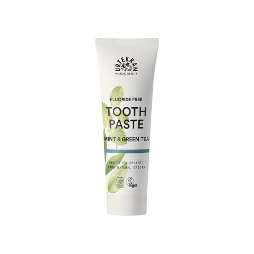 Urtekram Mint and Green Tea Toothpaste, 75ml, Set of 6