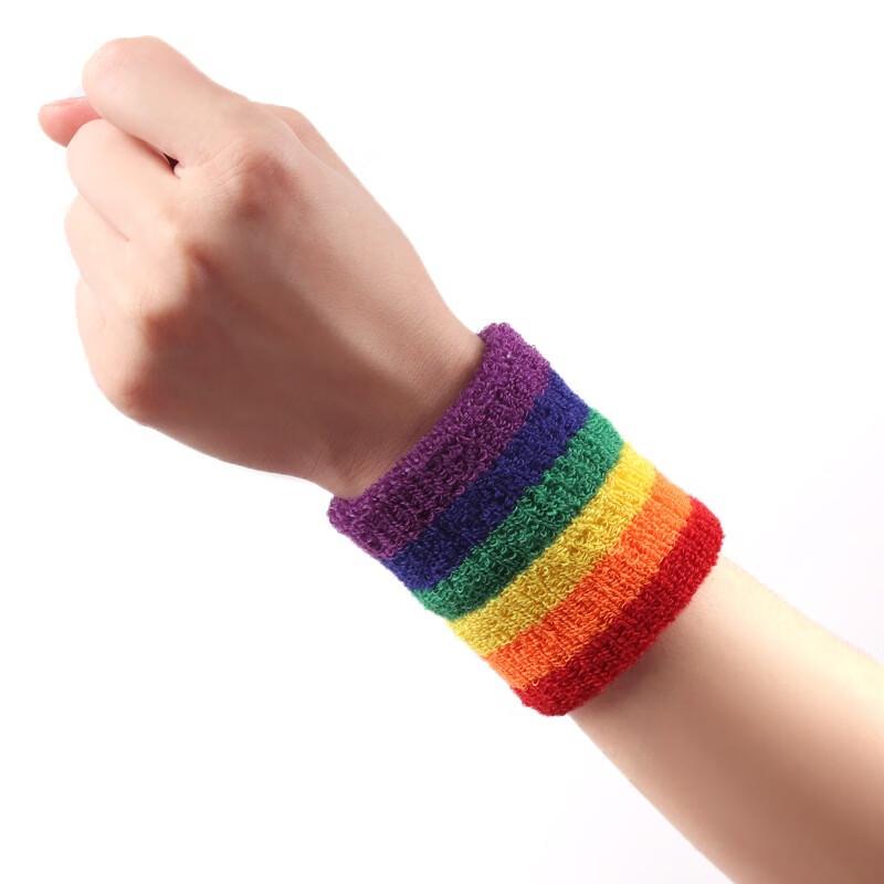 Rainbow Sports Wristbands