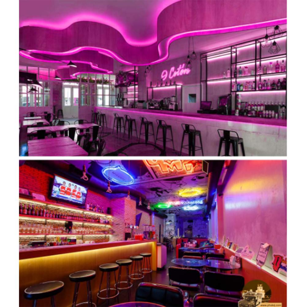 5M LED RGB Light Rechargeable Light Strap with Remote Control Indoor Bedroom Decor