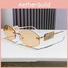 Vintage Diamond Shape Sunglasses With Uv400 Protection For Casual Wear And Outdoor Activities