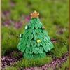 Christmas Micro-landscape Accessories Christmas Tree Ornaments of Various Sizes Resin Handicraftsand Cute Home Decorations