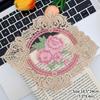 Ins Lace Table Cloth Decoration Tablecloth Embroidery Cup Pad Coaster Aesthetic Lace Cloth Tabletop Decoration Home Decor