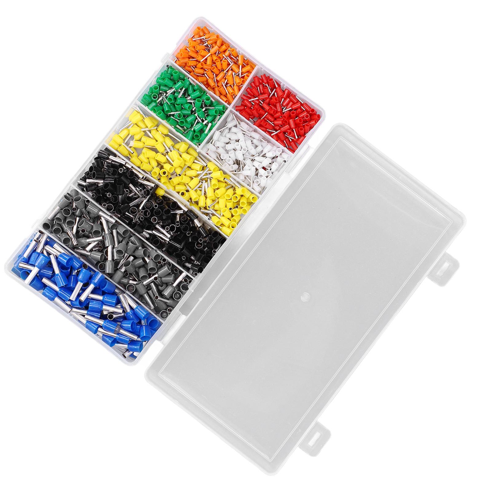 

1000 шт. Наконечники з наконечниками для дроту Набір латунних наконечників з поліпропілену Наконечники для обжиму Pin CZ0100939