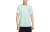 T Shirts Men's Green Crew Neck Moderate Straight Fit DR7659-100