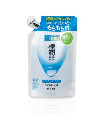 HADA LABO Gokujyun Hyaluronic Acid Lotion Refill, 170 Ml - Type || - Soft, for Normal To Dry Skin