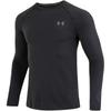 Solid Color Long Sleeve Crew Neck T-Shirt Men Tops Black 1329585-002
