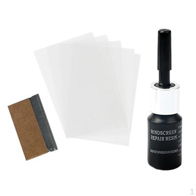 Kit di riparazione per parabrezza auto, strisce in resina, lama per scheggiature, crepe