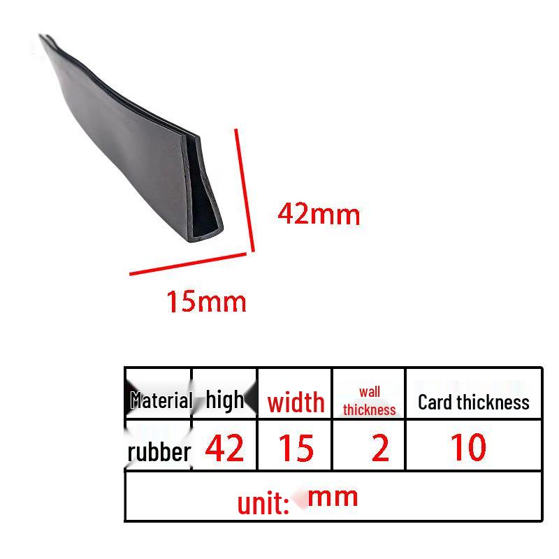 U-Shaped Rubber Anti-Collision & Edge Sealing Strip