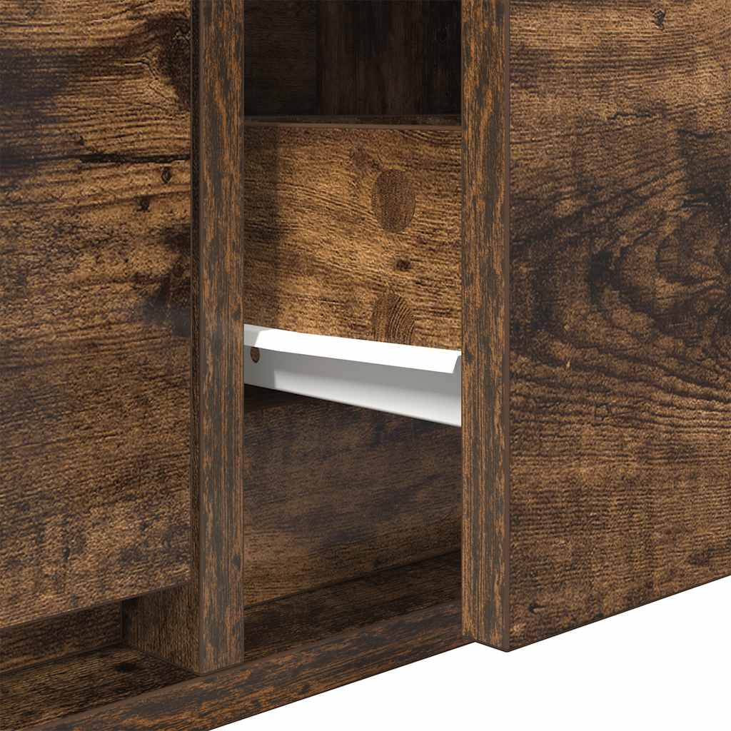 TV Cabinets 2 pcs Smoked Oak 80 x 31 x 25.5 cm Particleboard