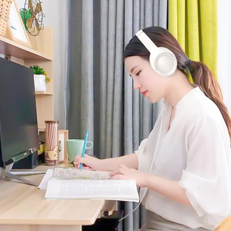 Bluetooth-compatible Headphone Over Ear Wireless Headphone with Microphone Stereo Foldable Headsets Deeper Bass
