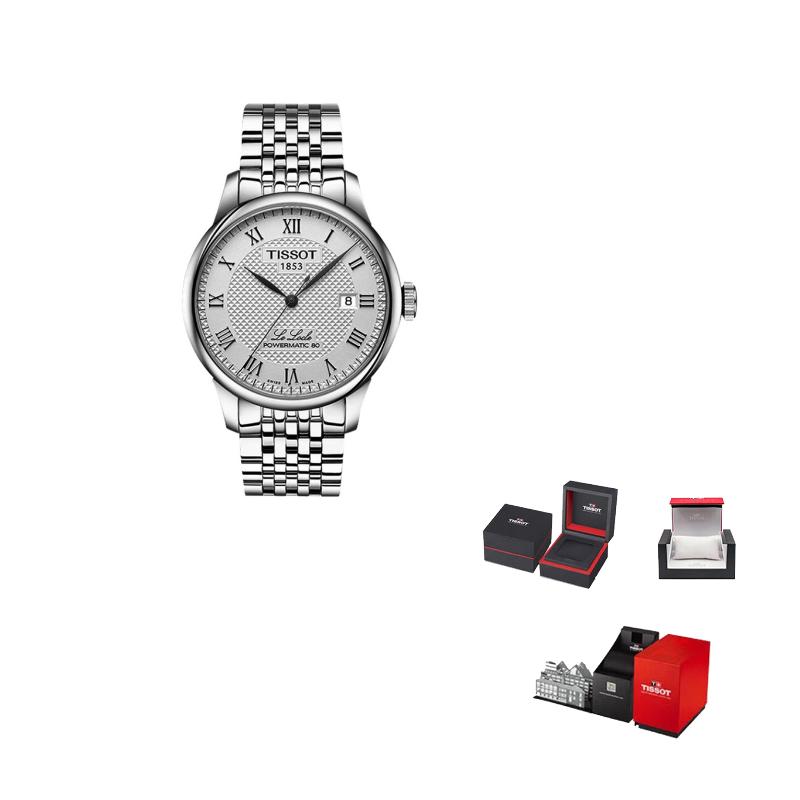 TISSOT Men Le Locle Collection Watch T006.407.11.033.00 Silver Dial