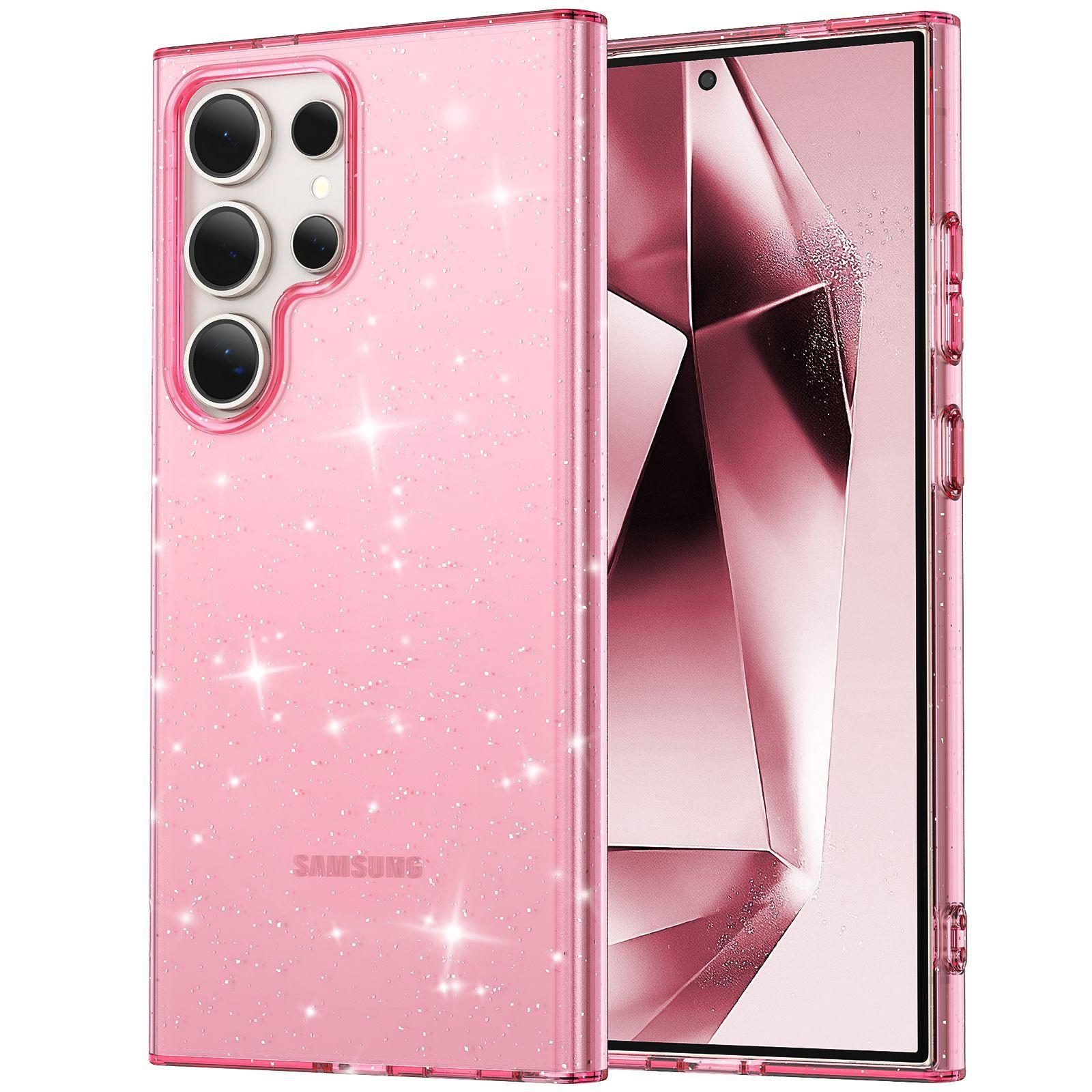 

Чехол для мобильного телефона Samsung S25ultra S24 Звездное небо с блестками S23 Антибактериальный A56 Защитный чехол A26 Прозрачный Galaxy S25 Ultra