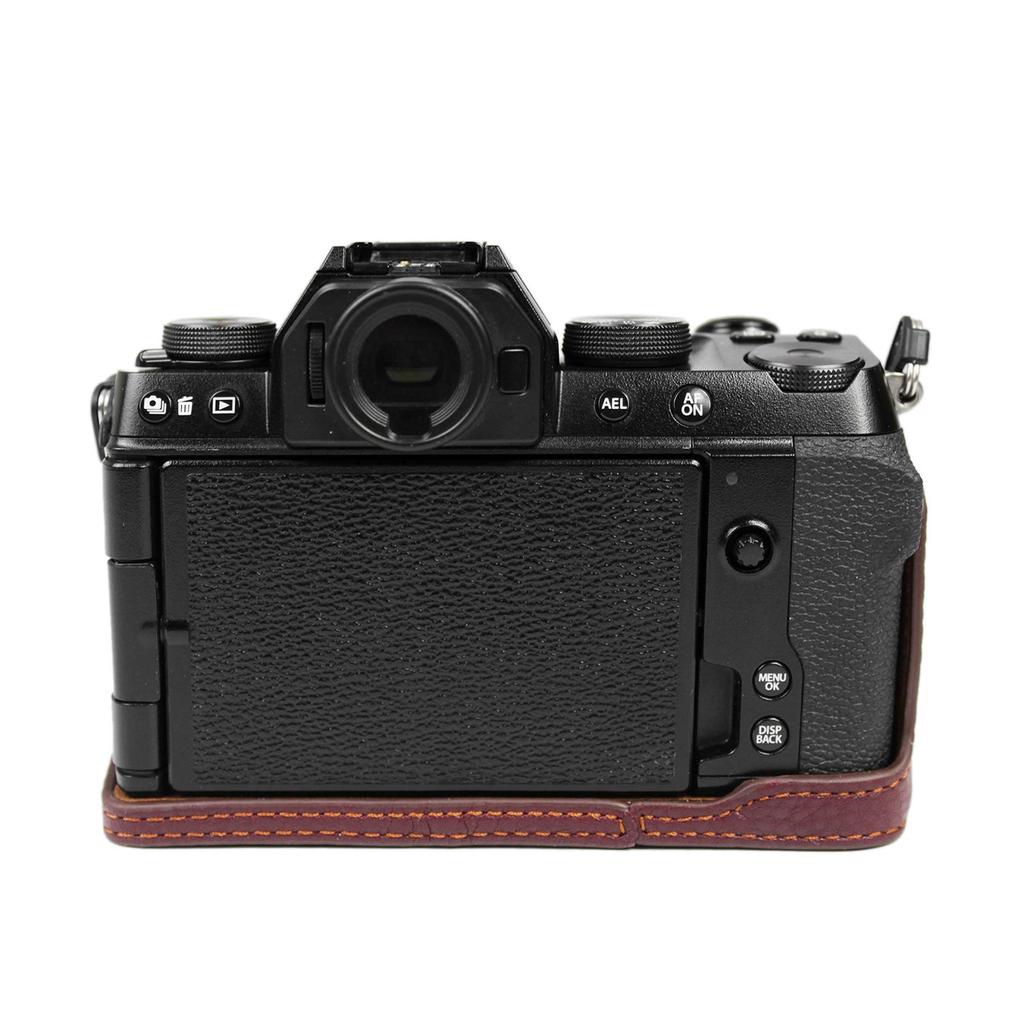 Kinokoo FUJIFILM Digital Camera XS10 Case, XS10 Body Case, XS10 Camera Case, Genuine Leather B (Coffee)