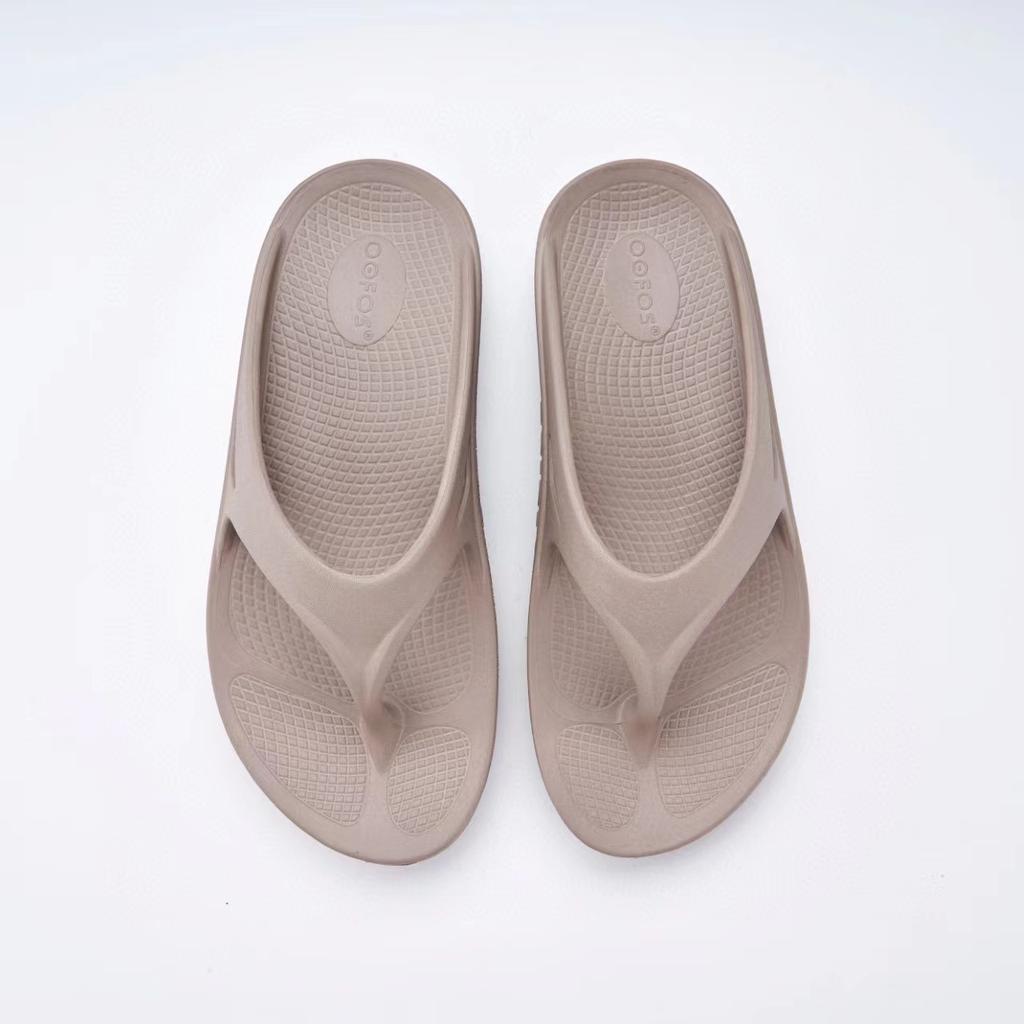 Youth Summer Sports Flip-Flops Solid Color Simple Thick-Soled Thong Sandals