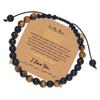 JYL TS Bracelet Viking Symbol  Red Beaded Boosts Courage & Luck