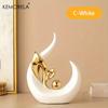 Ceramic Statue Nordic Creative Light Luxury Living Room Decoration Sculptures and Figurines Office Desk Accessories Room Decor