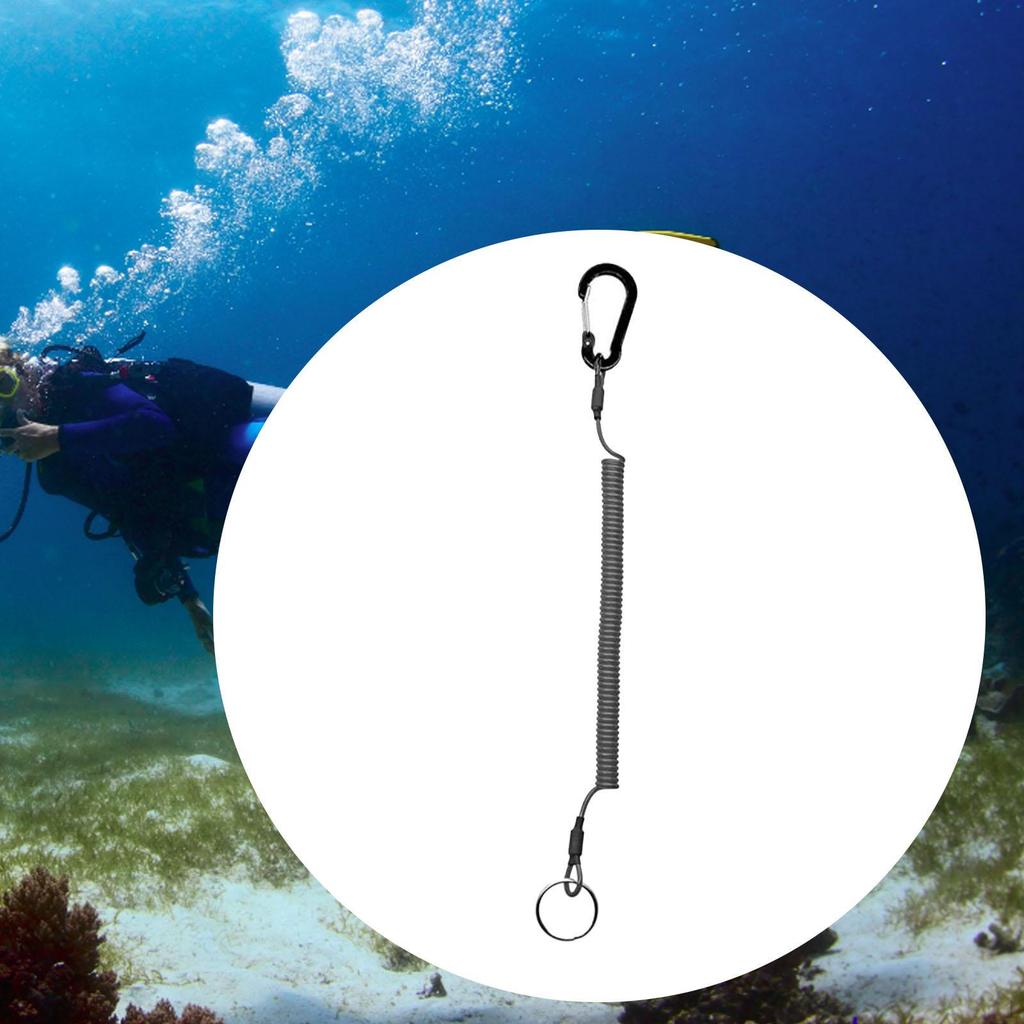 Durable Coiled Lanyard Keychain Set for Outdoor Adventures
