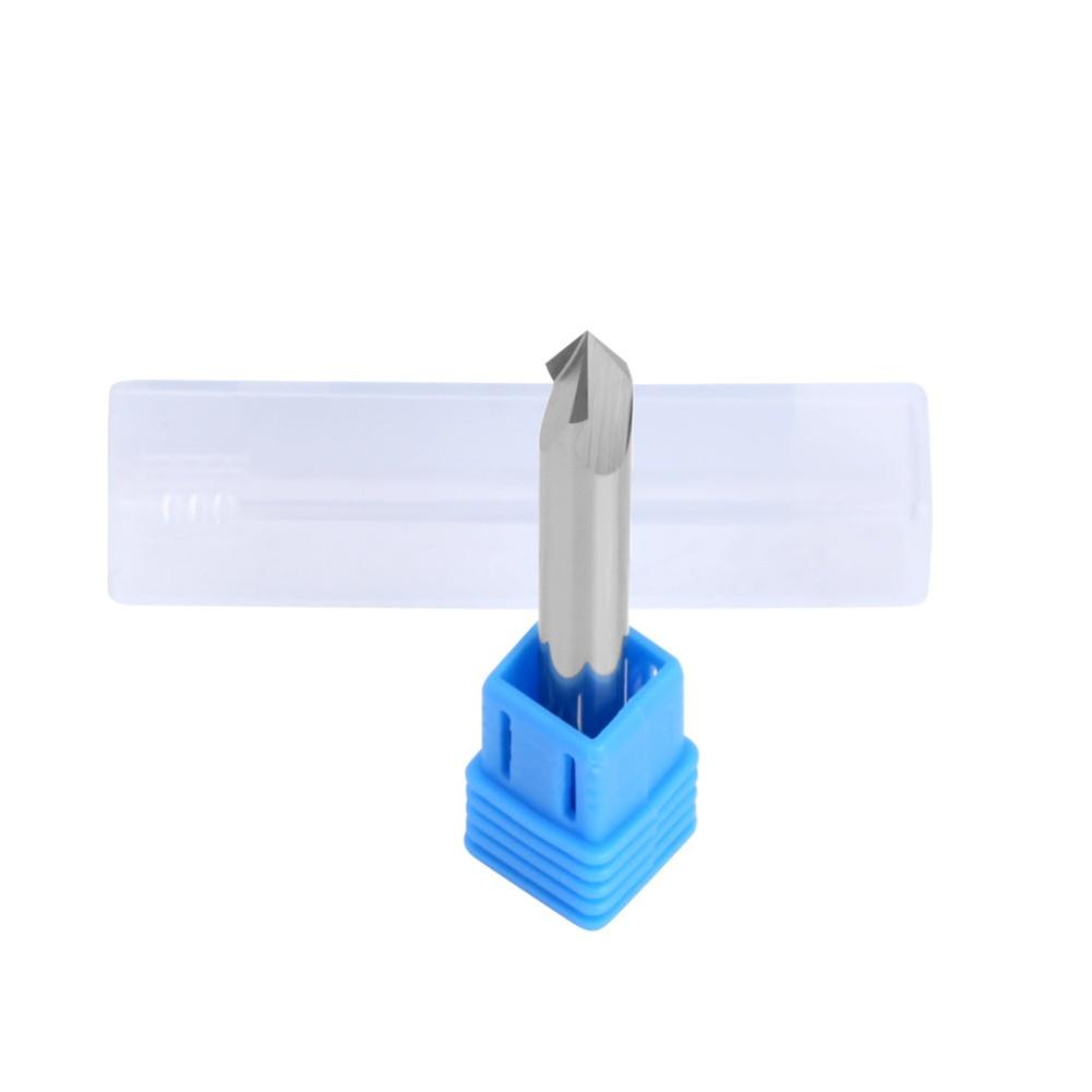 1/4-inch 60-Degree Solid Carbide V-Slotted Engraving Cutter  V-Slotted CNC Engraving End Mill For Wood Carving