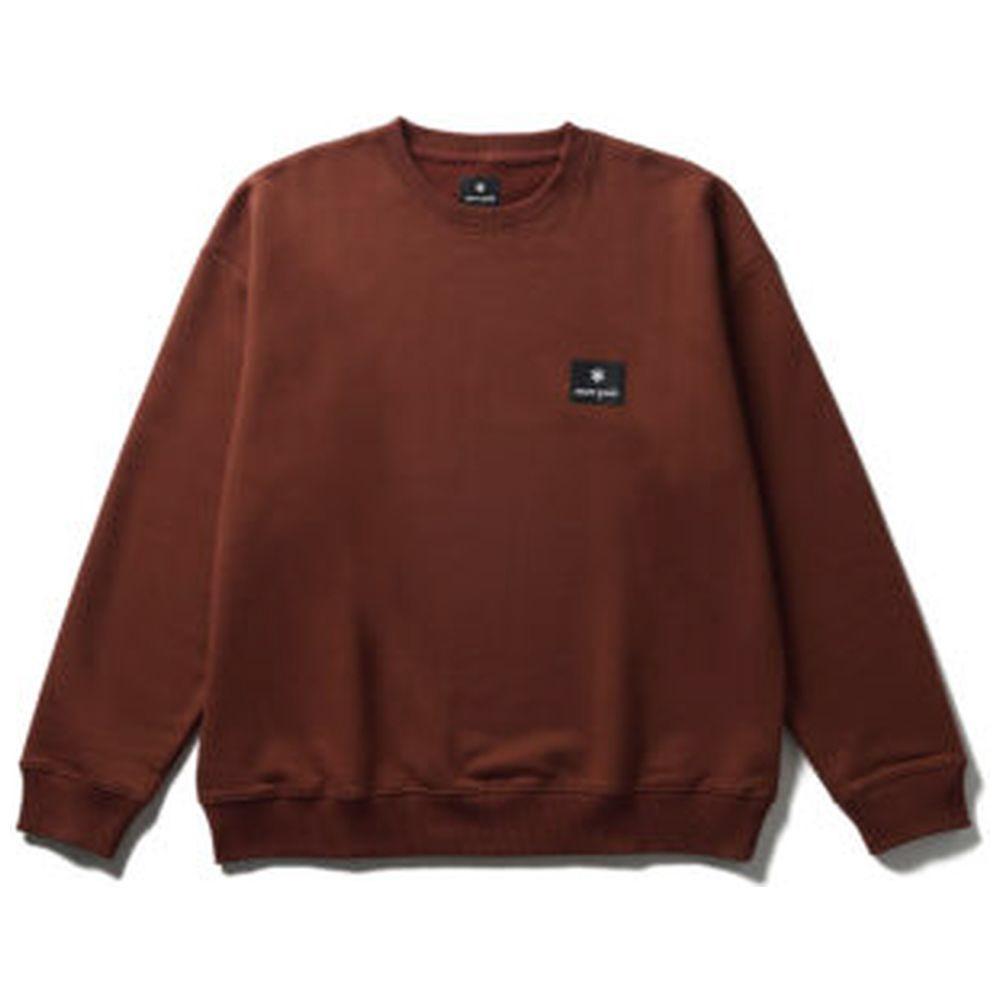 Snow Peak Sweat New Standard Square Logo Pullover Light Brown [m Size]